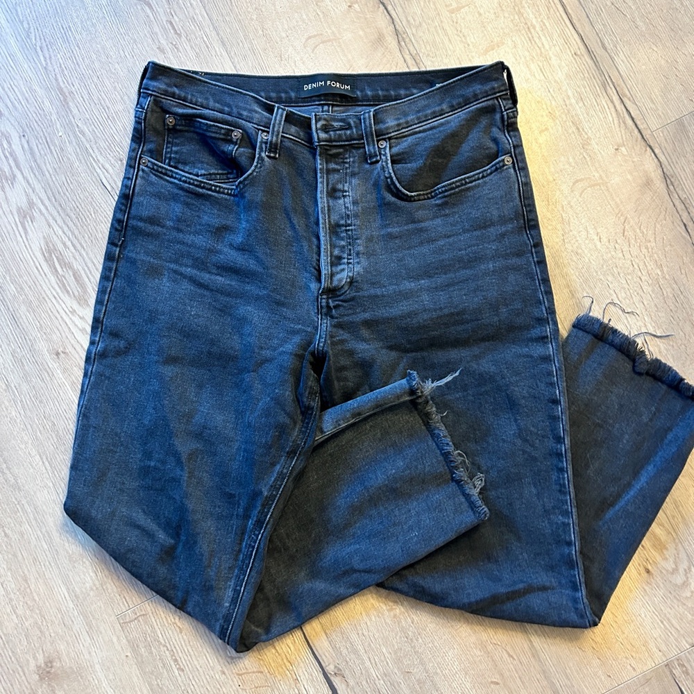 Denim Forum Straight Leg Jeans
